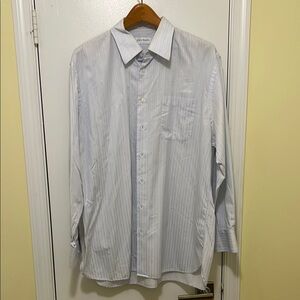 John W. Nordstrom Blue Casual Button Down Shirt